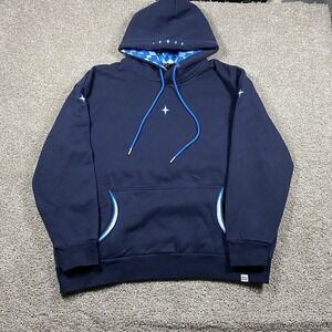 Glitch Productions Knights of Guinevere Hoodie Mens 2XL Blue Graphic Pullover